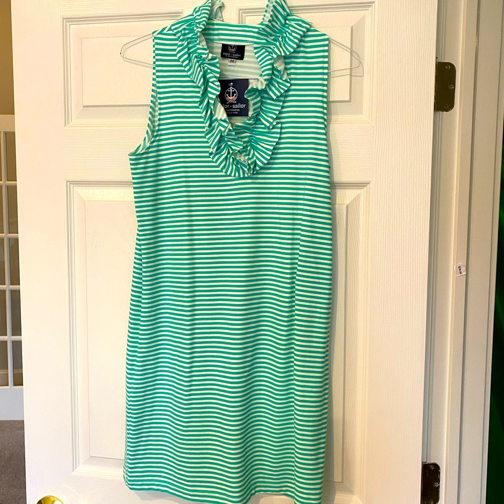 Sailor-Sailor Ruffle Sun dress